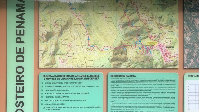 Santa María de Penamaior a Santalla de Ribeira de Piquin